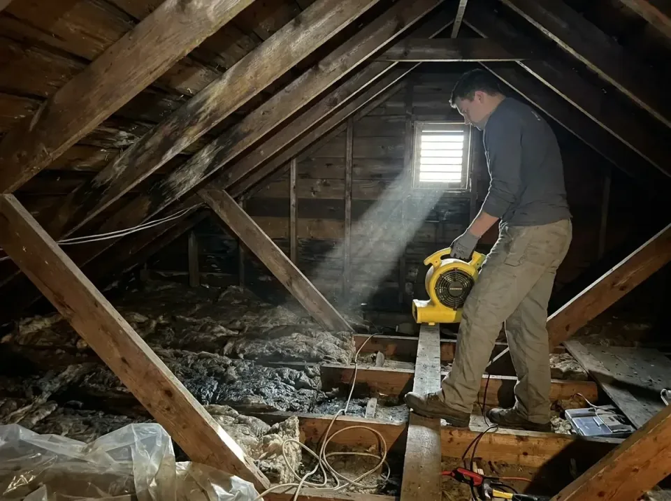 attic-water-damage-drying-proc-007 — frequently asked questions, Emergency Water Extraction & 24/7 Flood Response in Kechi,…
